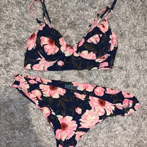 Flowery Swim Suit